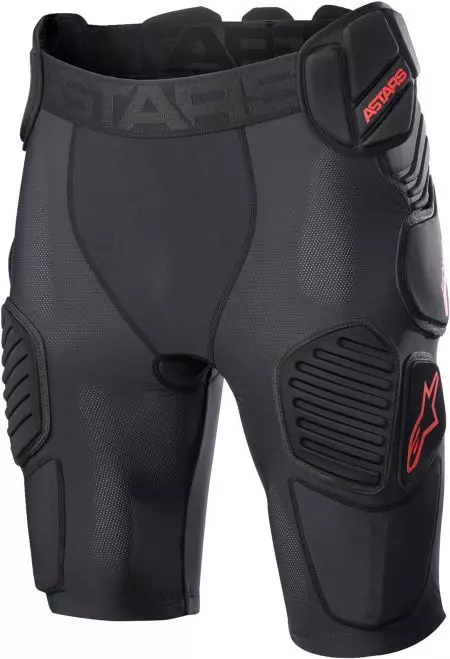 Alpinestars Short Bionic Pro kratke hlače sa štitnicima crne crvene M-1