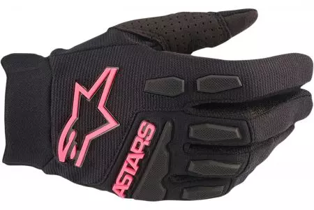 Luvas de motociclismo de cross enduro para mulher Alpinestars Stella Full Bore preto rosa L - 3583622-1390-L
