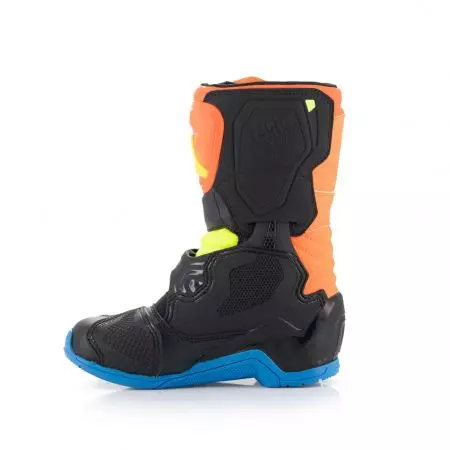 Alpinestars Tech 3S Kids cross enduro motorističke čizme za djecu narančasto plavo žuto 10-5