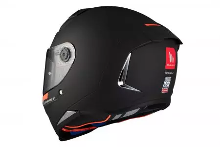 Motociklistička kaciga s punim licem MT Helmets FF110B Revenge 2 S Solid A1 mat crna L-3
