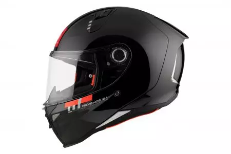 Kask motocyklowy integralny MT Helmets Revenge 2 S Solid połysk czarny L-2