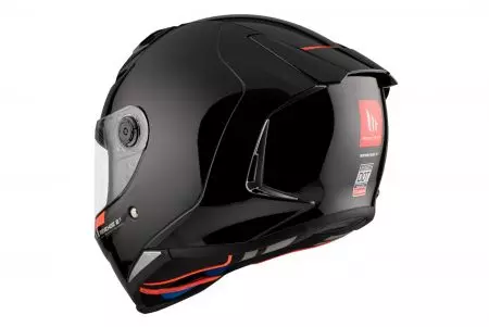 Kask motocyklowy integralny MT Helmets Revenge 2 S Solid połysk czarny L-3
