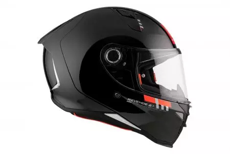 Kask motocyklowy integralny MT Helmets Revenge 2 S Solid połysk czarny L-6