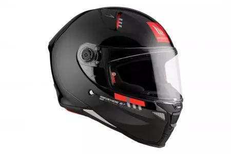 Kask motocyklowy integralny MT Helmets Revenge 2 S Solid połysk czarny L-7