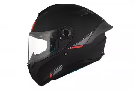 Motociklistička kaciga koja pokriva cijelo lice MT Helmets FF106B Targo S Solid A1 mat crna L-2