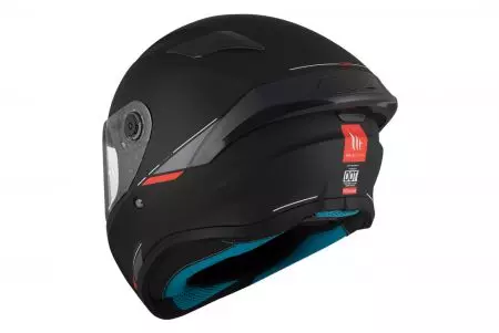 Kask motocyklowy integralny MT Helmets FF106B Targo S Solid A1 czarny matowy L-3