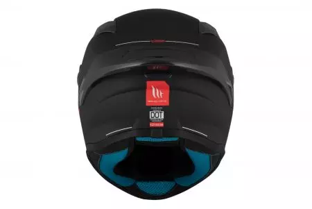 Motociklistička kaciga koja pokriva cijelo lice MT Helmets FF106B Targo S Solid A1 mat crna L-4