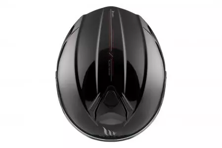 Kask motocyklowy szczękowy MT Helmets FU935SV Genesis SV Solid A1 połysk czarny M-9