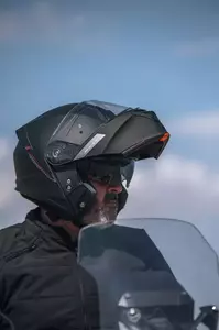 Kask motocyklowy szczękowy MT Helmets FU935SV Genesis SV Solid A1 matowy czarny M-10