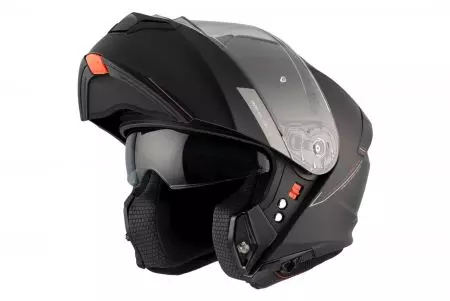 Kask motocyklowy szczękowy MT Helmets FU935SV Genesis SV Solid A1 matowy czarny M-1