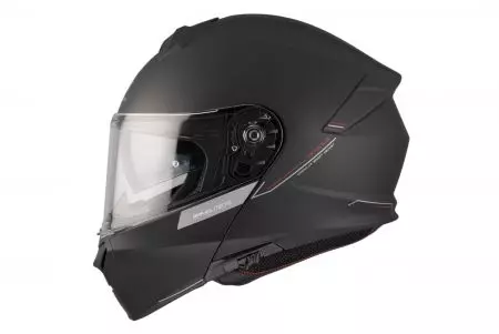 Kask motocyklowy szczękowy MT Helmets FU935SV Genesis SV Solid A1 matowy czarny M-2