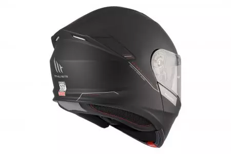 Kask motocyklowy szczękowy MT Helmets FU935SV Genesis SV Solid A1 matowy czarny M-5