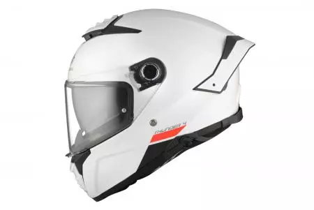Kask motocyklowy integralny MT Helmets MT FF118SV Thunder 4 SV Solid A0 połysk perłowy biały L-2
