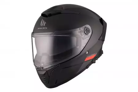Motociklistička kaciga koja pokriva cijelo lice MT kacige MT FF118SV Thunder 4 SV Solid A1 sjajno crna L-1