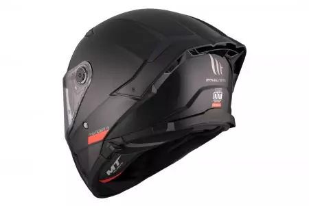 Kask motocyklowy integralny MT Helmets MT FF118SV Thunder 4 SV Solid A1 połysk czarny L-3