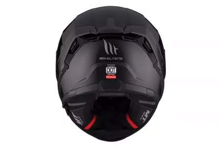 Kask motocyklowy integralny MT Helmets MT FF118SV Thunder 4 SV Solid A1 połysk czarny L-4