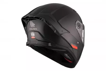 Kask motocyklowy integralny MT Helmets MT FF118SV Thunder 4 SV Solid A1 połysk czarny L-5