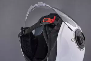 MT Helmets OF502SV B Viale SV S Solid A0 capacete aberto para motociclistas branco brilhante L-11