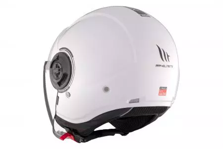 Kask motocyklowy otwarty MT Helmets OF502SV B Viale SV S Solid A0 połysk biały L-3