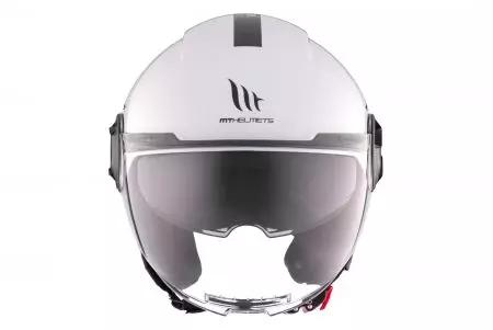 Kask motocyklowy otwarty MT Helmets OF502SV B Viale SV S Solid A0 połysk biały L-8