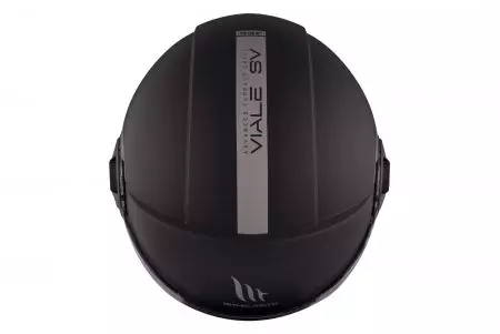 Kask motocyklowy otwarty MT Helmets OF502SV B Viale SV S Solid A1 matowy czarny XS-9