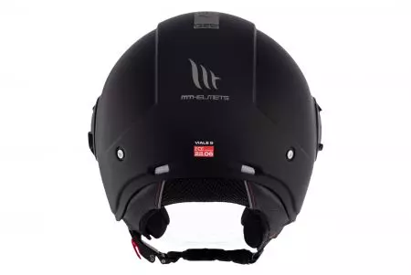 MT Helmets OF502SV B Viale SV S Solid A1 capacete aberto para motociclistas preto mate L-4