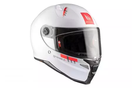 Kask motocyklowy integralny MT Helmets FF110B Revenge 2 S Solid A0 połysk biały XS-7