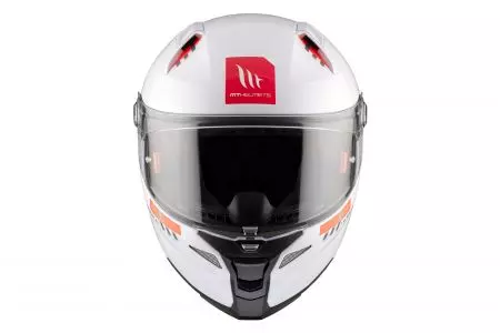 Kask motocyklowy integralny MT Helmets FF110B Revenge 2 S Solid A0 połysk biały L-8
