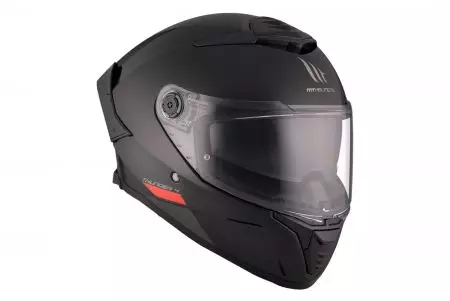 Motociklistička kaciga koja pokriva cijelo lice MT kacige MT FF118SV Thunder 4 SV Solid A1 sjajno crna S-7