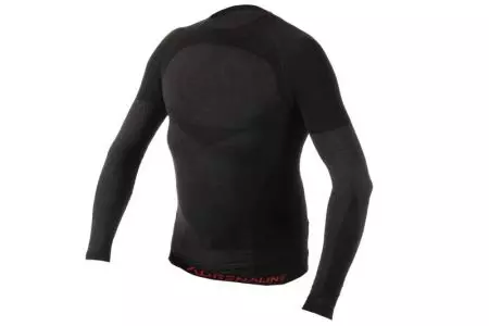Koszulka termoaktywna Adrenaline Merino Wool czarny 2XL/XL-1
