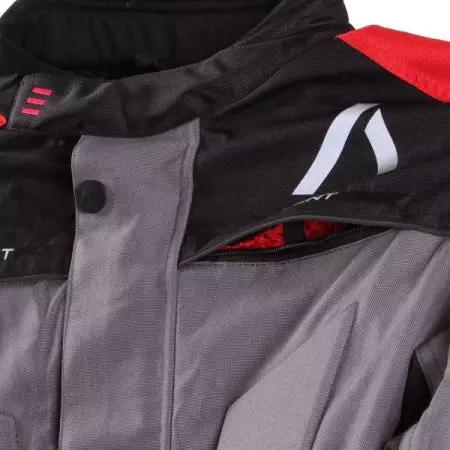Adrenalinska piramida 2.0 PPE tekstilna motociklistička jakna crna/crvena/siva 2XL-5