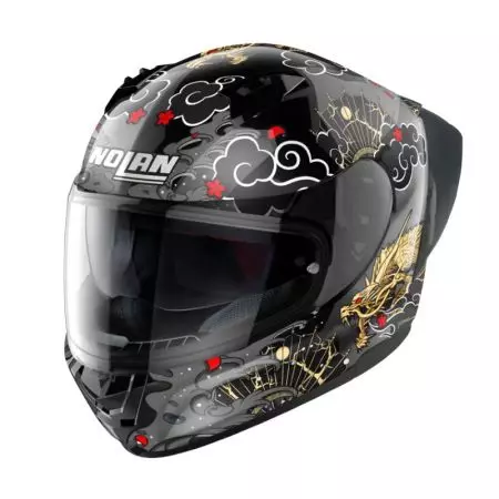 Nolan N60-6 Sport Wyvern 24 motociklistička kaciga s punim licem bijela/crna/crvena/zlatna L-1