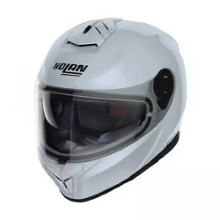 Nolan N80-8 Classic N-Com 6 motociklistička kaciga koja pokriva cijelo lice bijela/siva L-1