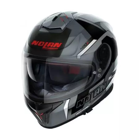 Nolan N80-8 Wanted N-Com 76 motociklistička kaciga koja pokriva cijelo lice bijela/crna/siva XS-1
