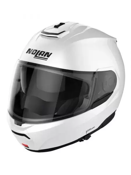 Kask motocyklowy szczękowy Nolan N100-6 Classic N-Com 5 biały 2XS - N16000027-005-XXS