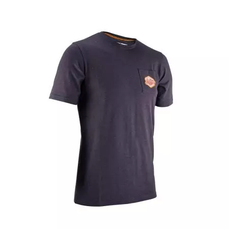 Koszulka T-Shirt Leatt Retro grafitowy L - 5023047652