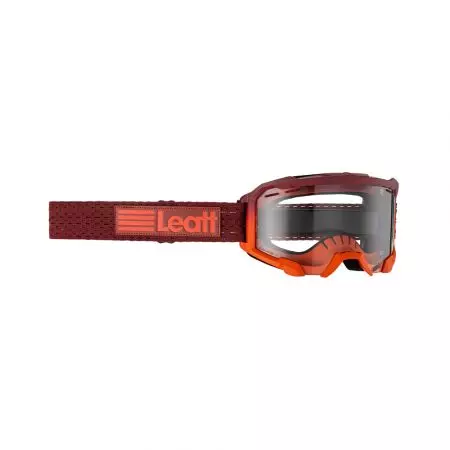 Leatt Velocity 4.0 MTB Goggle Flame Clear 83% - bordo narančasta prozirna leća - 8023020620