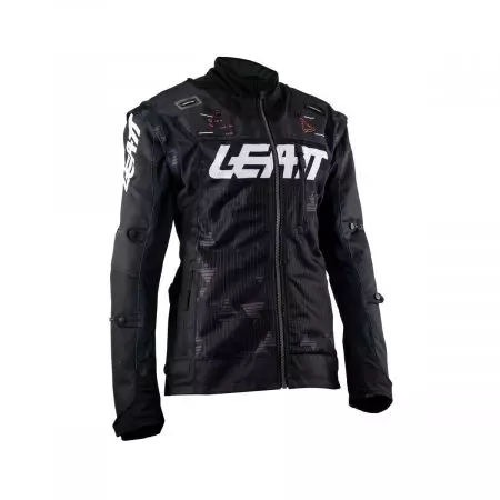 Leatt Moto 4.5 X-Flow Jacket crna enduro motociklistička jakna M-1