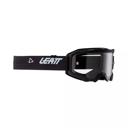 Gogle motocyklowe Leatt Velocity 4.5 Light Grey czarny szybka dymione lustro szara 58%-1