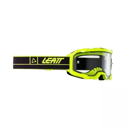 Leatt Velocity 4.5 Citrus Clear motociklističke naočale crna žuta fluo prozirna leća 83%-1