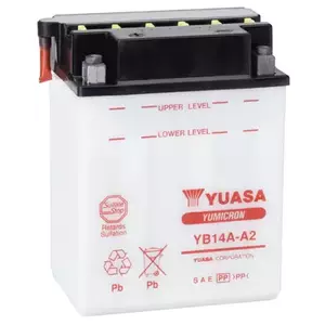 Batteri 12V 14Ah Yuasa Yumicron YB14A-A2