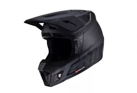 Capacete de motociclismo Leatt Moto 3.5 V24 cross enduro + kit de óculos Velocity 4.5 preto M-2