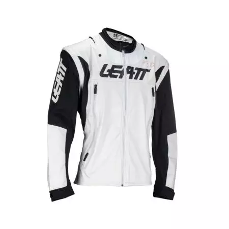Leatt Moto 4.5 Lite jakna Forge cross enduro motociklistička jakna crno siva L-1