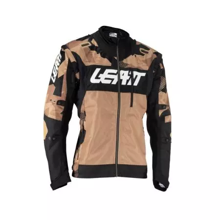 Leatt Moto 4.5 X-Flow jakna Stone enduro motocross jakna crno smeđa kamuflažna XL-1