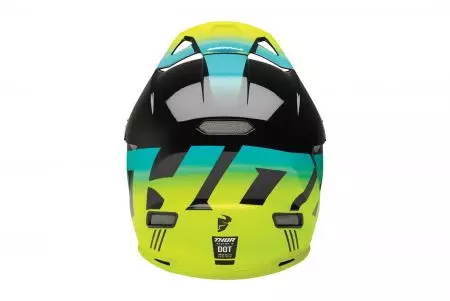 Kask motocyklowy cross enduro Thor Sector 2 Carve Helmet czarny acid L-2