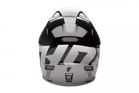 Kask motocyklowy cross enduro Thor Sector 2 Carve Helmet biały czarny L-2
