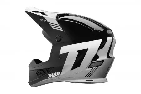 Kask motocyklowy cross enduro Thor Sector 2 Carve Helmet biały czarny L-4