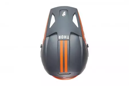 Thor Sector 2 Combat Helmet capacete de motociclismo cross enduro laranja cinzento L-4
