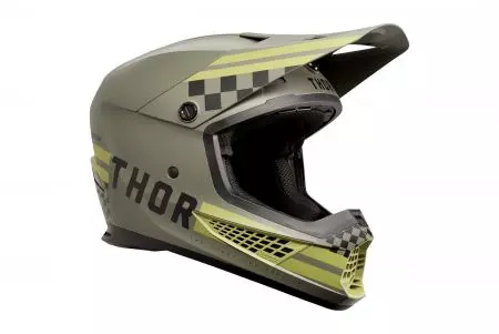 Kask motocyklowy cross enduro Thor Sector 2 Combat Helmet zielony L - 0110-8148