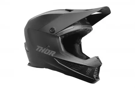 Thor Sector 2 Blackout Helmet capacete de motociclismo cross enduro preto XS - 0110-8153